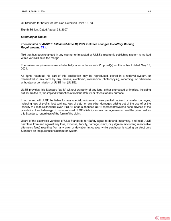 UL 639 PDF UL 639 PDF